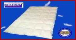 Daunen Sommerbettdecke 135x200, 5x7, 100% Daunen weiß Deutsche Gänsedaunen 400 g, 100er Qualitäts-Einschütte Cotton